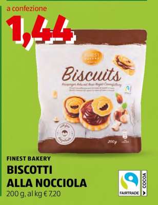 FINEST BAKERY BISCOTTI ALLA NOCCIOLA