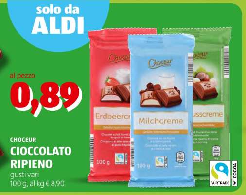 CHOCEUR CIOCCOLATO RIPIENO