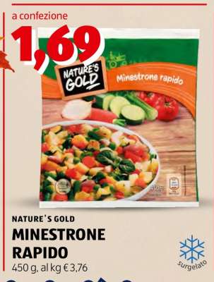 NATURE'S GOLD MINESTRONE RAPIDO