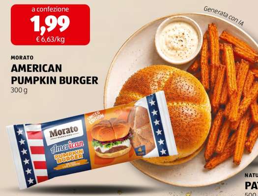 MORATO AMERICAN PUMPKIN BURGER