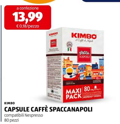 KIMBO CAPSULE CAFFÈ SPACCANAPOLI