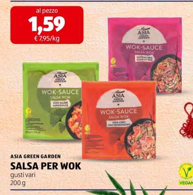 ASIA GREEN GARDEN SALSA PER WOK