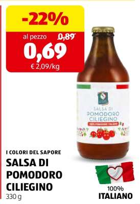 Salsa di pomodoro ciliegino