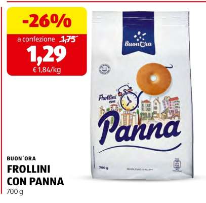 BUON'ORA FROLLINI CON PANNA