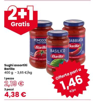 Sughi assortiti Barilla