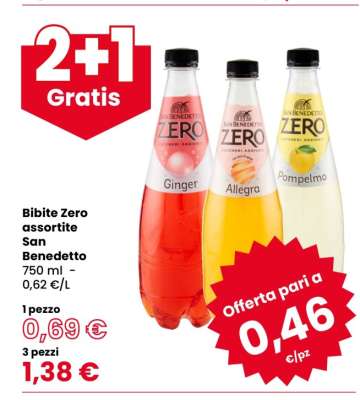 Bibite Zero assortite San Benedetto