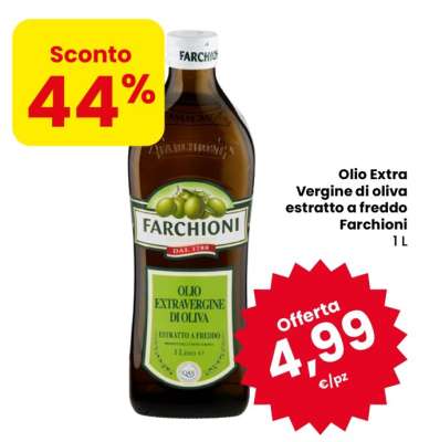 Olio Extra Vergine di oliva estratto a freddo Farchioni