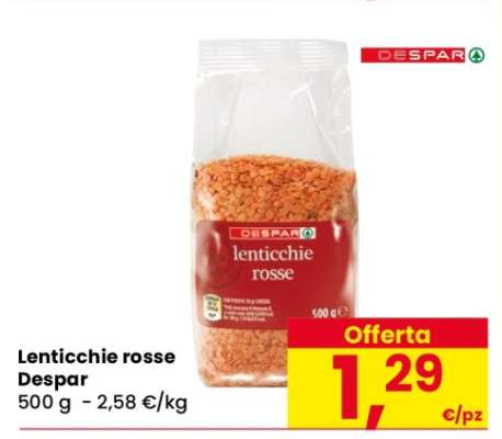 Lenticchie rosse Despar