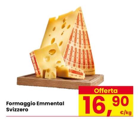 Formaggio Emmental Svizzero