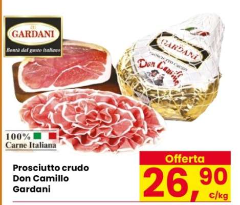Prosciutto Crudo Don Camillo Gardani