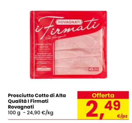 Prosciutto Cotto di Alta Qualità I Firmati Rovagnati