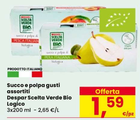 Succo e polpa gusti assortiti