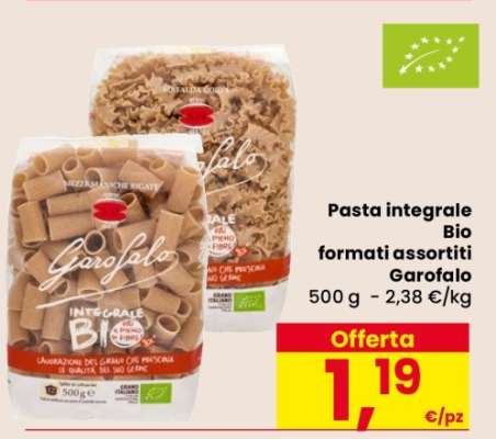 Pasta integrale Bio formati assortiti Garofalo