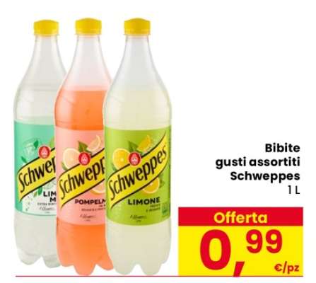 Bibite gusti assortiti Schweppes