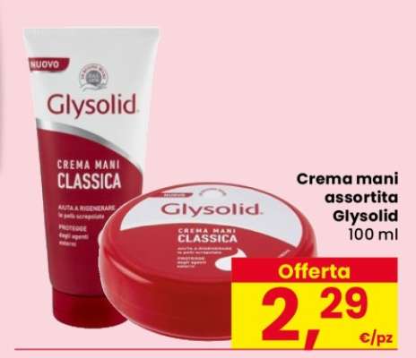 Crema mani assortita Glysolid