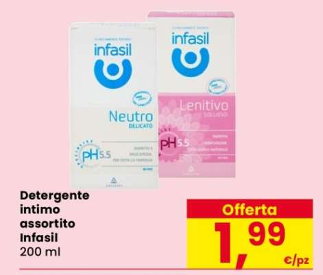 Detergente intimo assortito Infasil