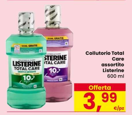 Collutorio Total Care assortito Listerine