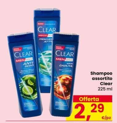 Shampoo assortito Clear