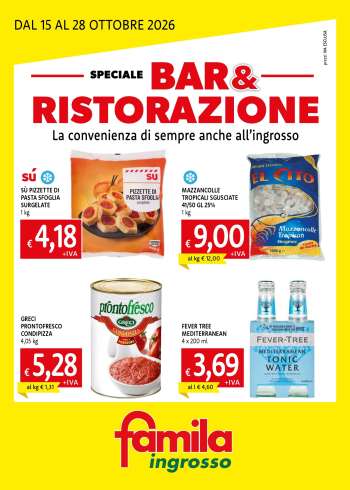 Volantino Famila - 15/10/2026 - 28/10/2026.