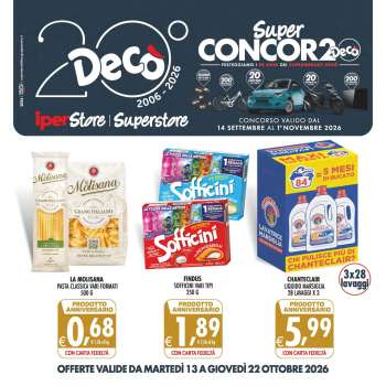 Volantino Deco - 13/10/2026 - 22/10/2026.