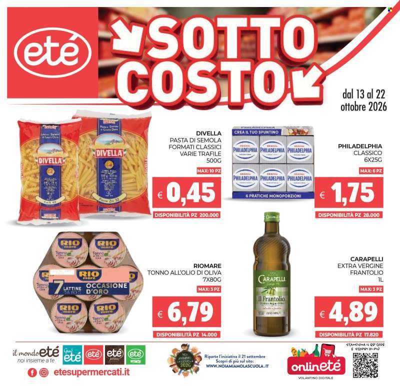 Volantino Eté - 13/10/2026 - 22/10/2026.