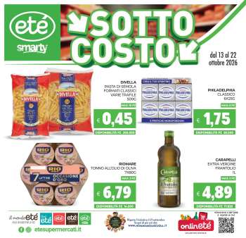 Volantino Eté - 13/10/2026 - 22/10/2026.