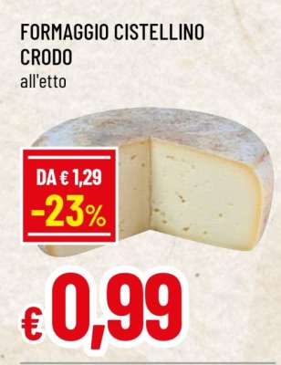 FORMAGGIO CISTELLINO CRODO
