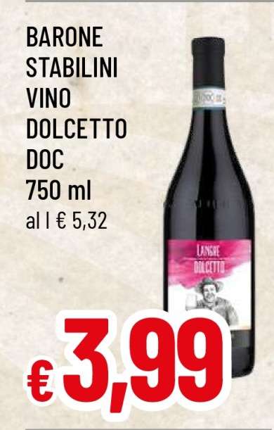 BARONE STABILINI VINO DOLCETTO DOC