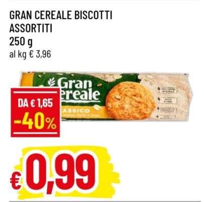 GRAN CEREALE BISCOTTI ASSORTITI
