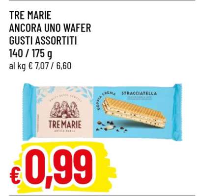 TRE MARIE ANCORA UNO WAFER GUSTI ASSORTITI