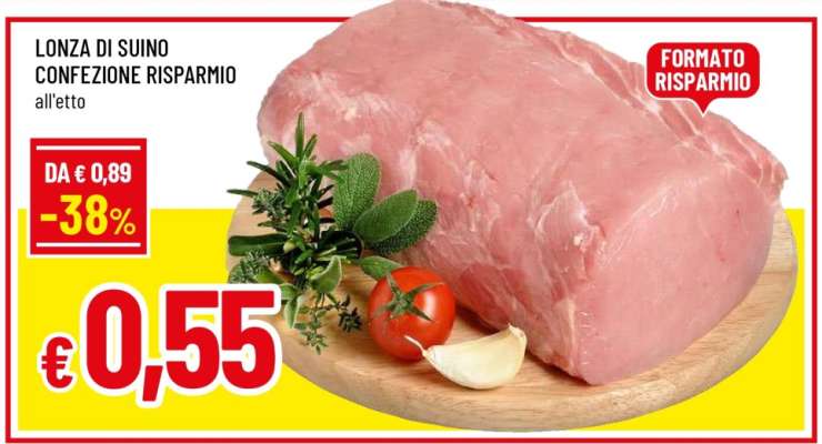 Lonza di suino confezione risparmio
