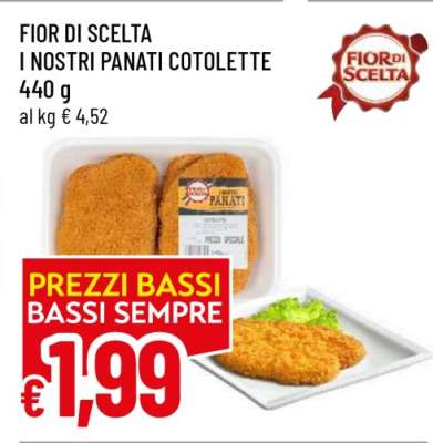 FIOR DI SCELTA I NOSTRI PANATI COTOLETTE