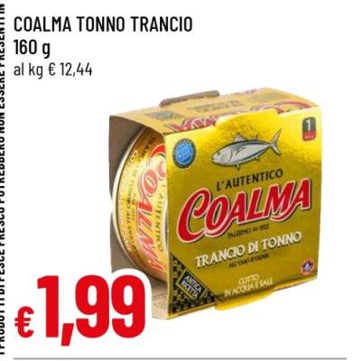 COALMA TONNO TRANCIO