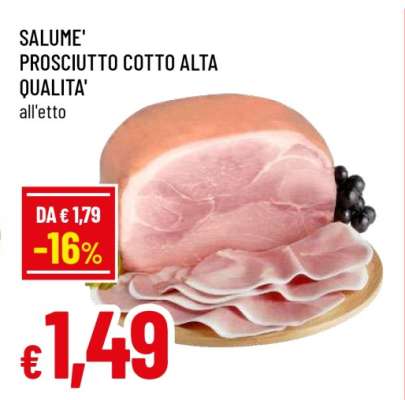 SALUMÈ PROSCIUTTO COTTO ALTA QUALITÀ