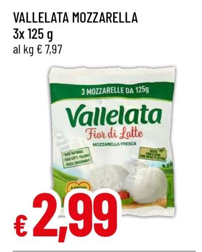 VALLELATA MOZZARELLA