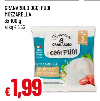 GRANAROLO OGGI PUOI Mozzarella