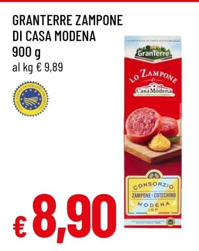 GRANTERRE ZAMPONE DI CASA MODENA