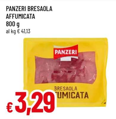 PANZERI BRESAOLA AFFUMICATA