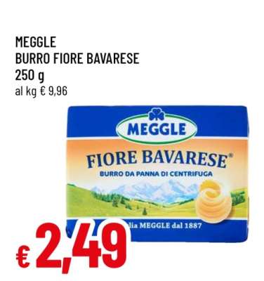 MEGGLE burro Fiore Bavarese