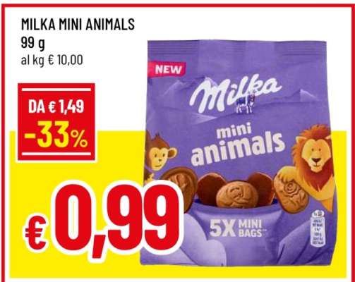MILKA MINI ANIMALS