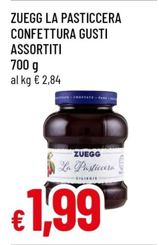 ZUEGG LA PASTICCERA CONFETTURA GUSTI ASSORTITI
