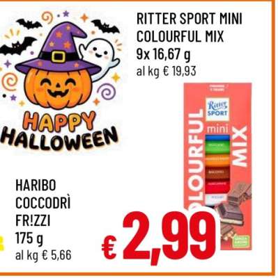 RITTER SPORT MINI COLOURFUL MIX