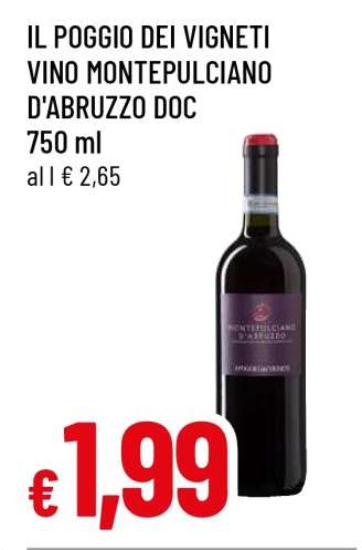 IL POGGIO DEI VIGNETI VINO MONTEPULCIANO D'ABRUZZO DOC