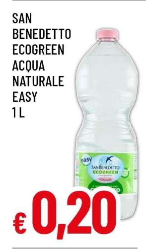 SAN BENEDETTO ECOGREEN ACQUA NATURALE EASY 1 L