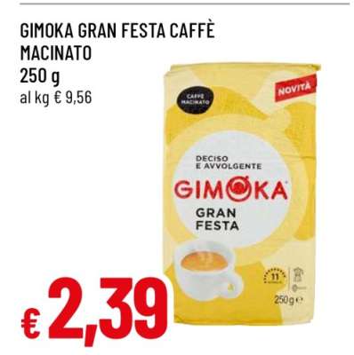 GIMOKA GRAN FESTA CAFFÈ MACINATO