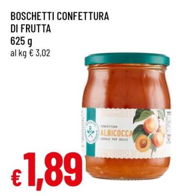 BOSCHETTI CONFETTURA DI FRUTTA