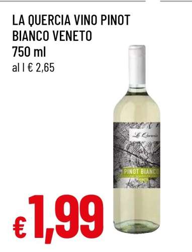 LA QUERCIA VINO PINOT BIANCO VENETO