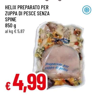 HELIX PREPARATO PER ZUPPA DI PESCE SENZA SPINE