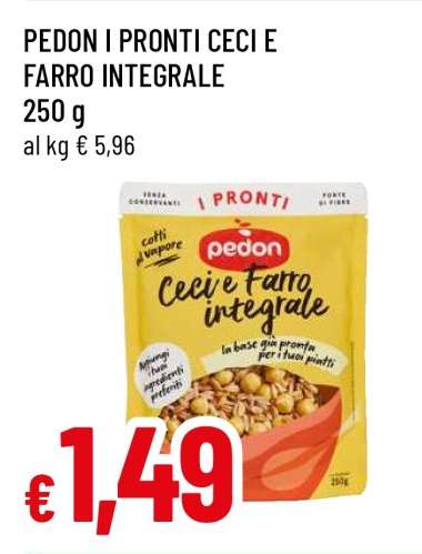 PEDON I PRONTI CECI E FARRO INTEGRALE