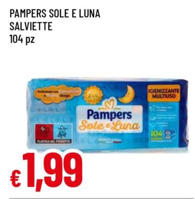 PAMPERS SOLE E LUNA SALVIETTE